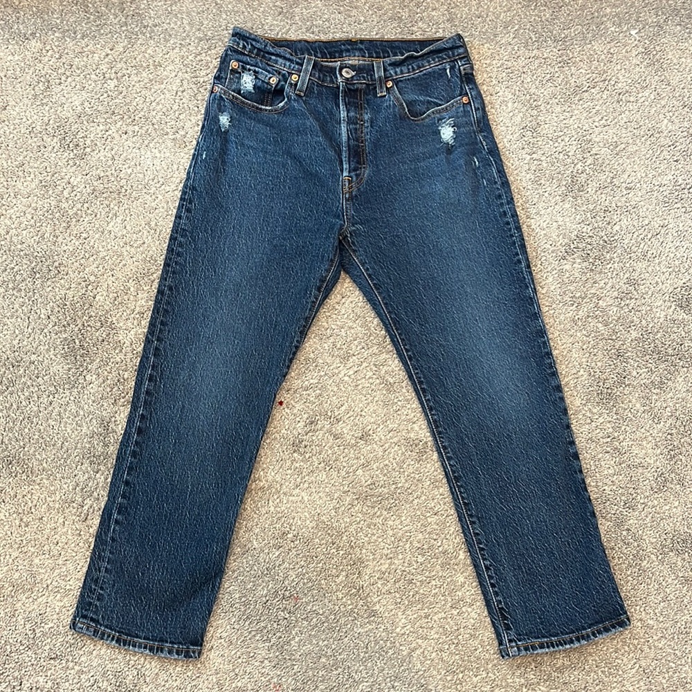 Levi’s | 501 Button Fly Ankle Jeans 28x26